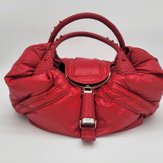 Vintage Fendi x Moncler Limited Edition Quilted Spy Bag
