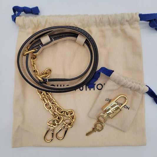 Louis Vuitton Speedy Bandoulière 20 Cream Empreinte