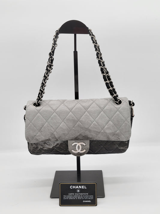 Vintage Chanel Melrose Degradé Flap Bag
