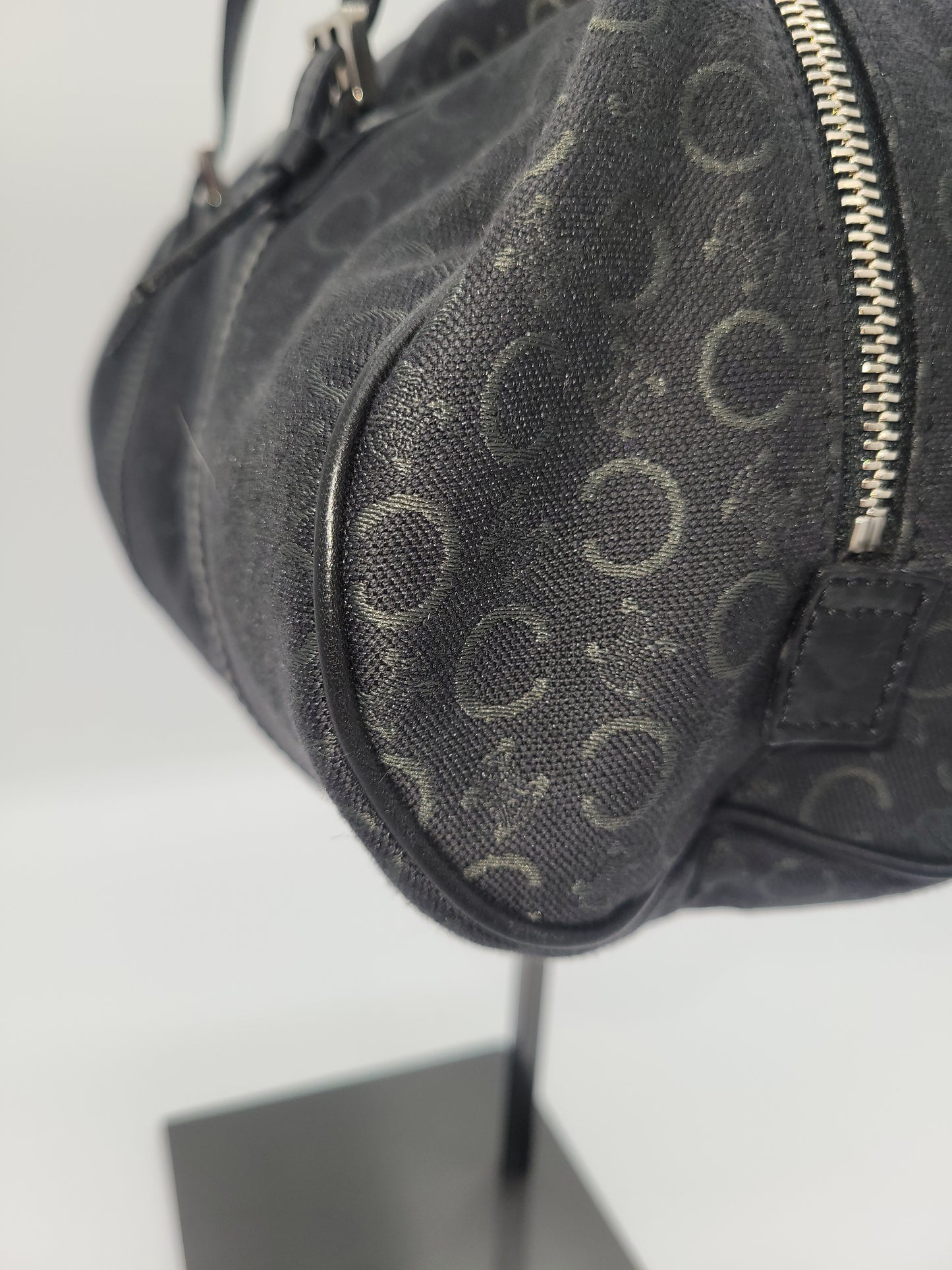Vintage Celine Macadam Boston Bag