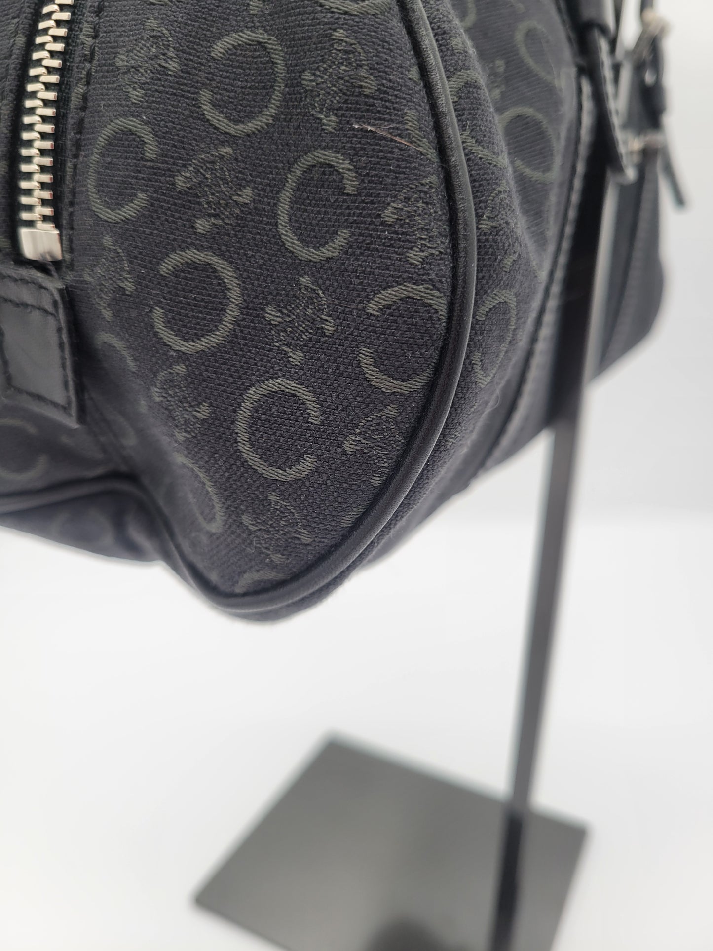 Vintage Celine Macadam Boston Bag