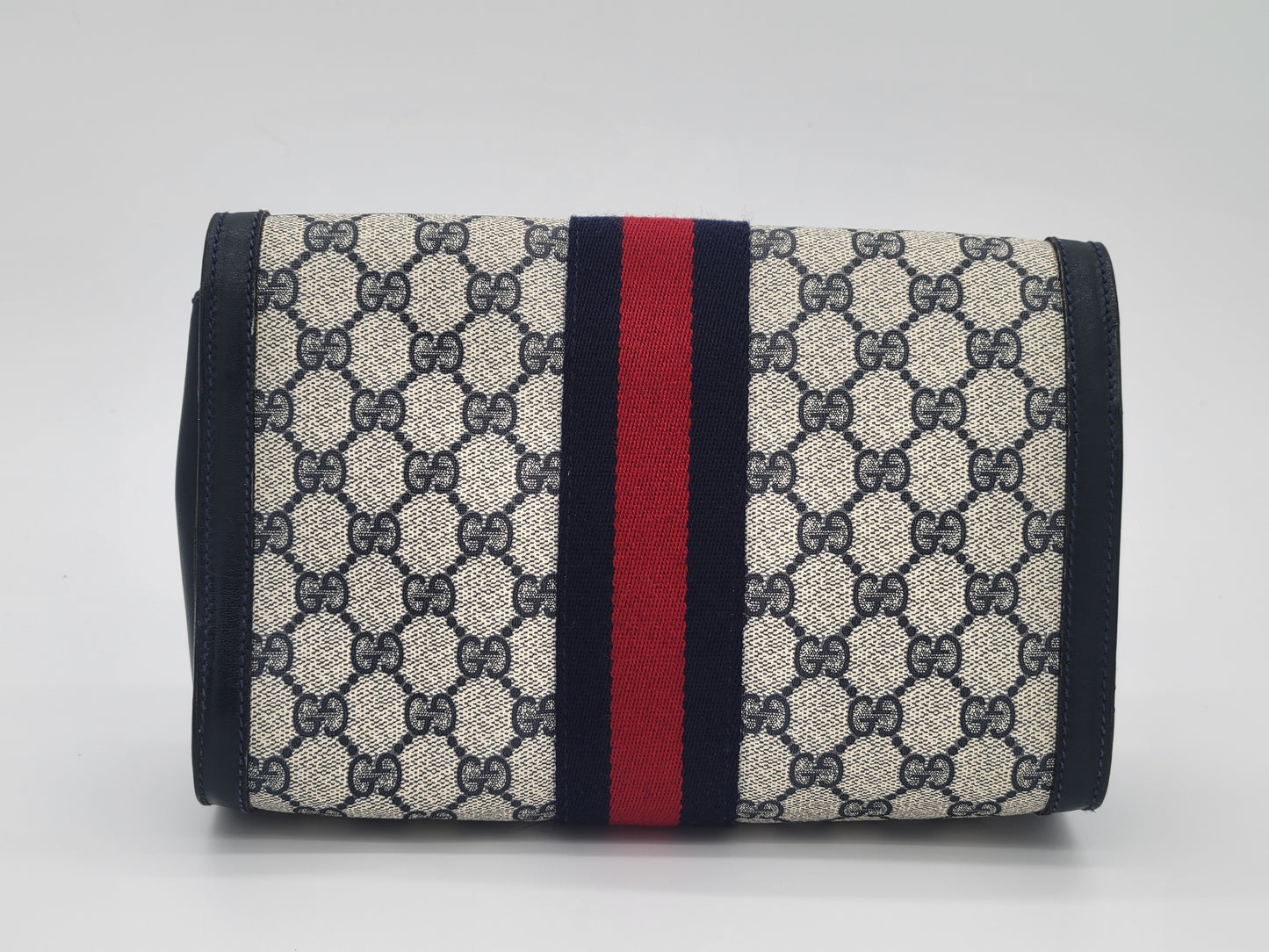 Vintage Gucci GG Supreme Sherry Line Clutch Bag