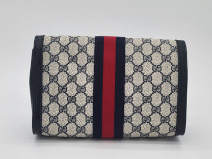 Vintage Gucci GG Supreme Sherry Line Clutch Bag