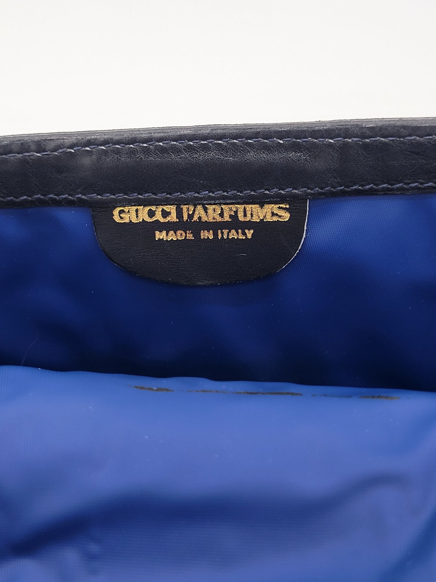 Vintage Gucci GG Supreme Sherry Line Clutch Bag