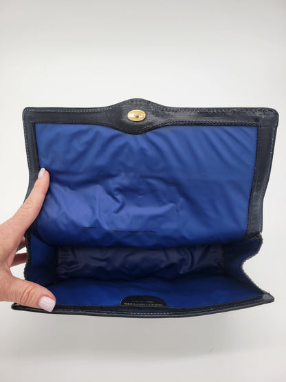 Vintage Gucci GG Supreme Sherry Line Clutch Bag