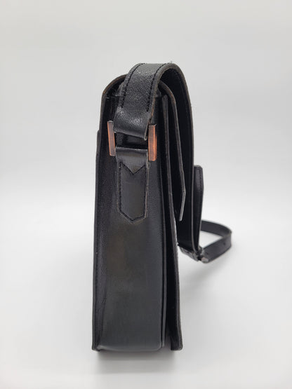Vintage Yves Saint Laurent Lizard-Embossed Shoulder Bag Original Dustbag & Hang Tag