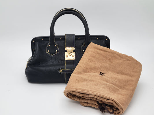 Louis Vuitton Suhali L'Ingénieux PM — Noir Black | Gold Hardware | Original Dustbag