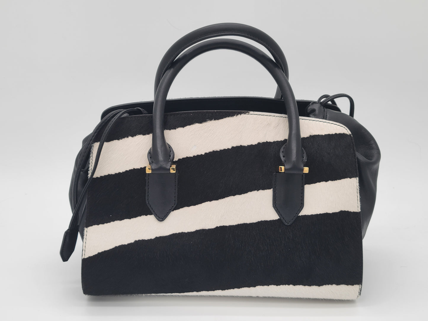 Burberry Prorsum Zebra Print Calf Hair "The Crush" Bag
