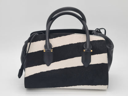 Burberry Prorsum Zebra Print Calf Hair "The Crush" Bag