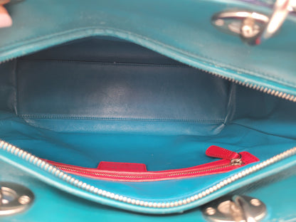 Lady Dior Tri-Color Large with strap