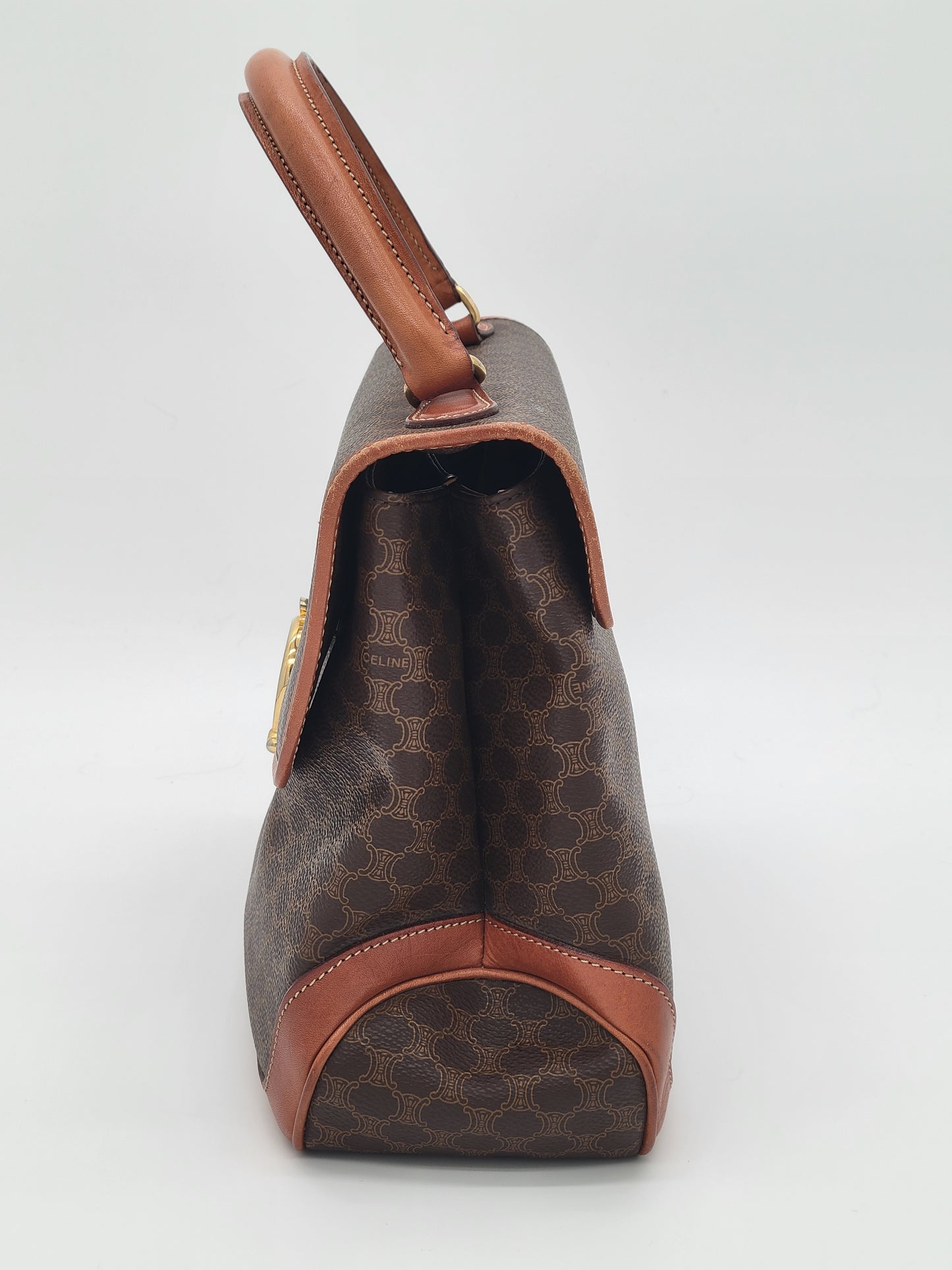 Vintage Celine Macadam Top Handle Bag