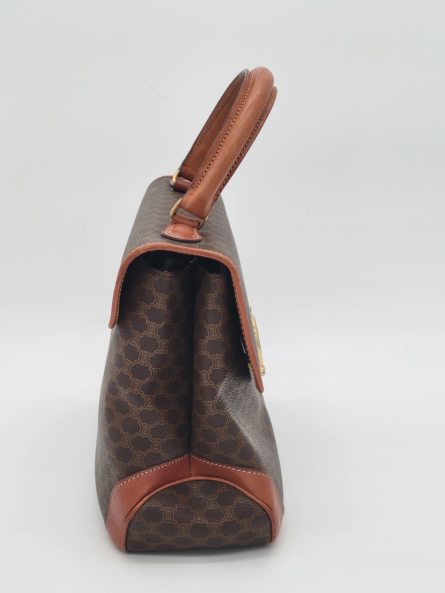 Vintage Celine Macadam Top Handle Bag