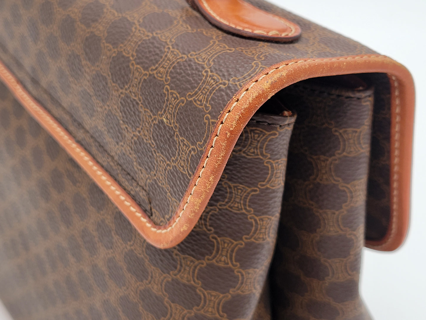 Vintage Celine Macadam Top Handle Bag