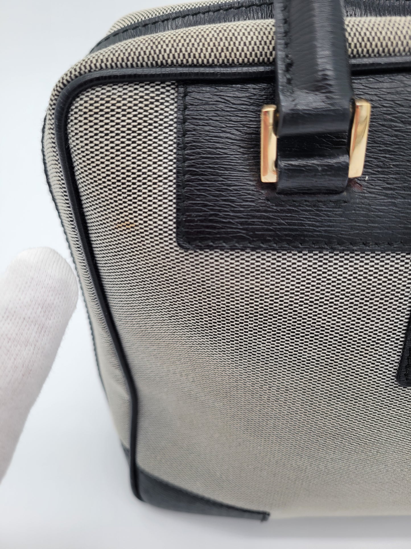 Vintage Gucci G Square Mini Boston