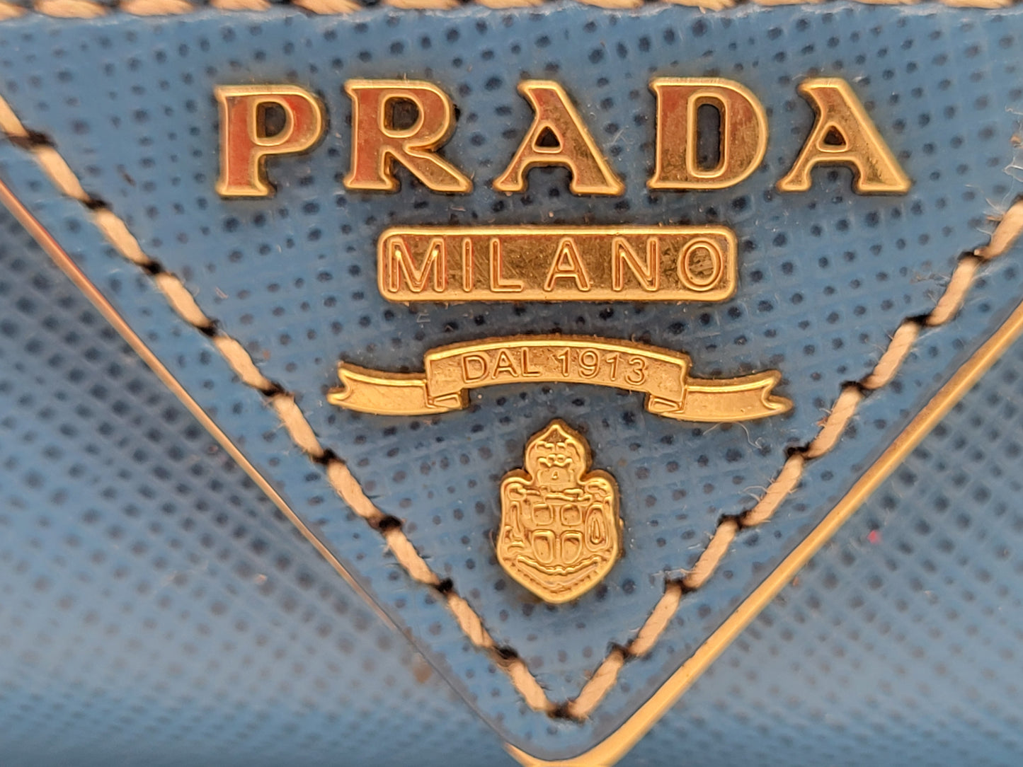 Prada Saffiano Trimmed Canvas Canapa Tote