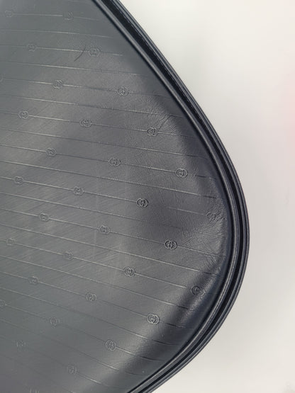 1985 Vintage Gucci Navy Leather Hobo Bag — Crest Stamp