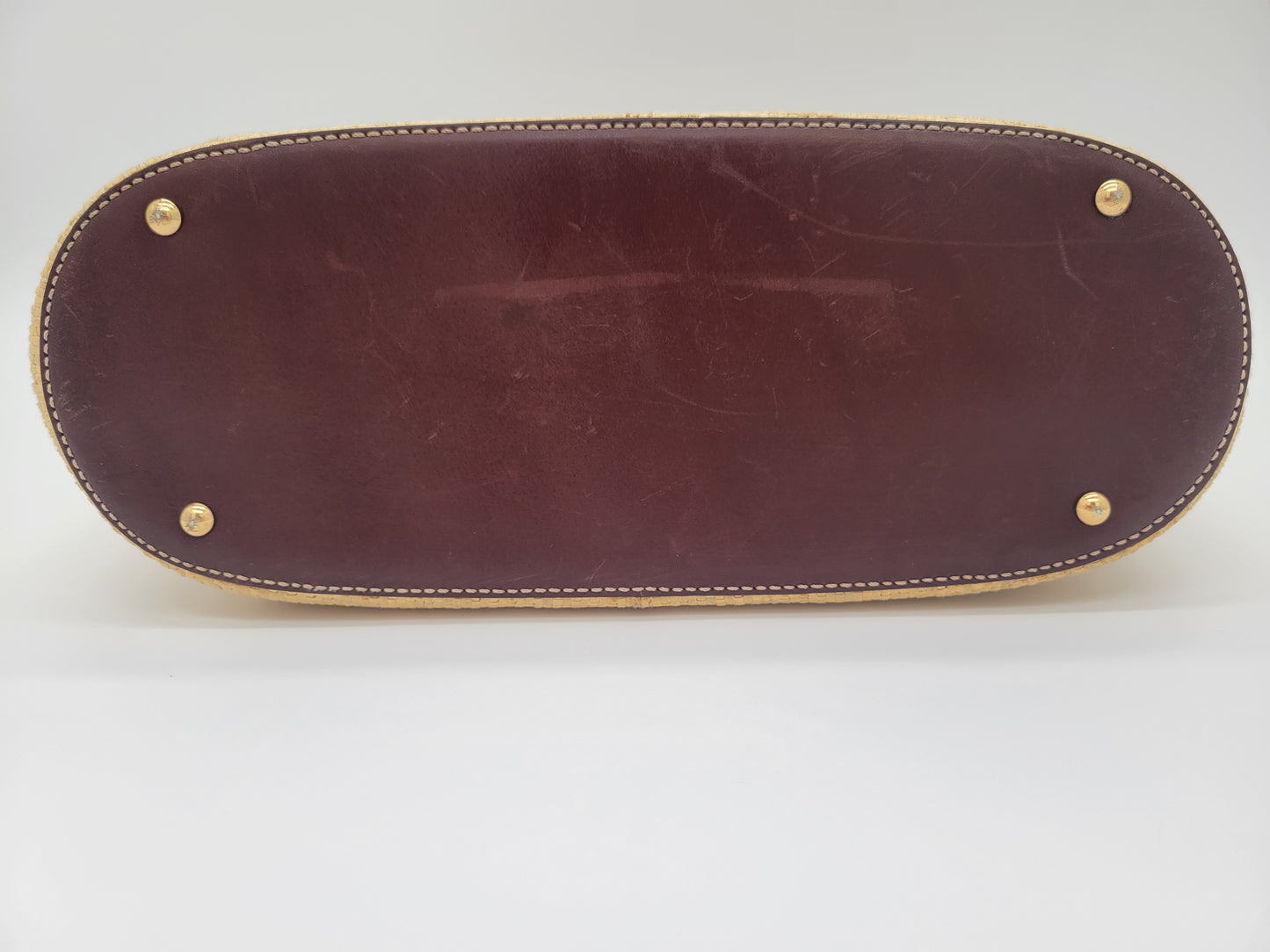Vintage Chanel Raffia Top Handle Tote