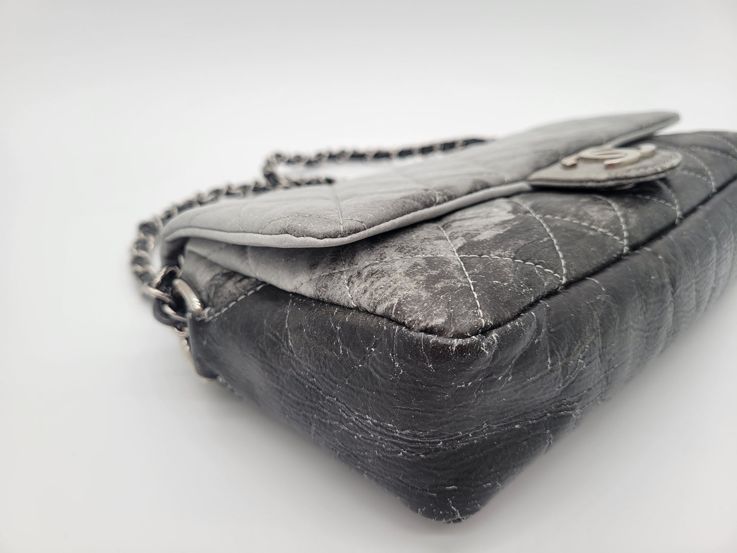 Vintage Chanel Melrose Degradé Flap Bag