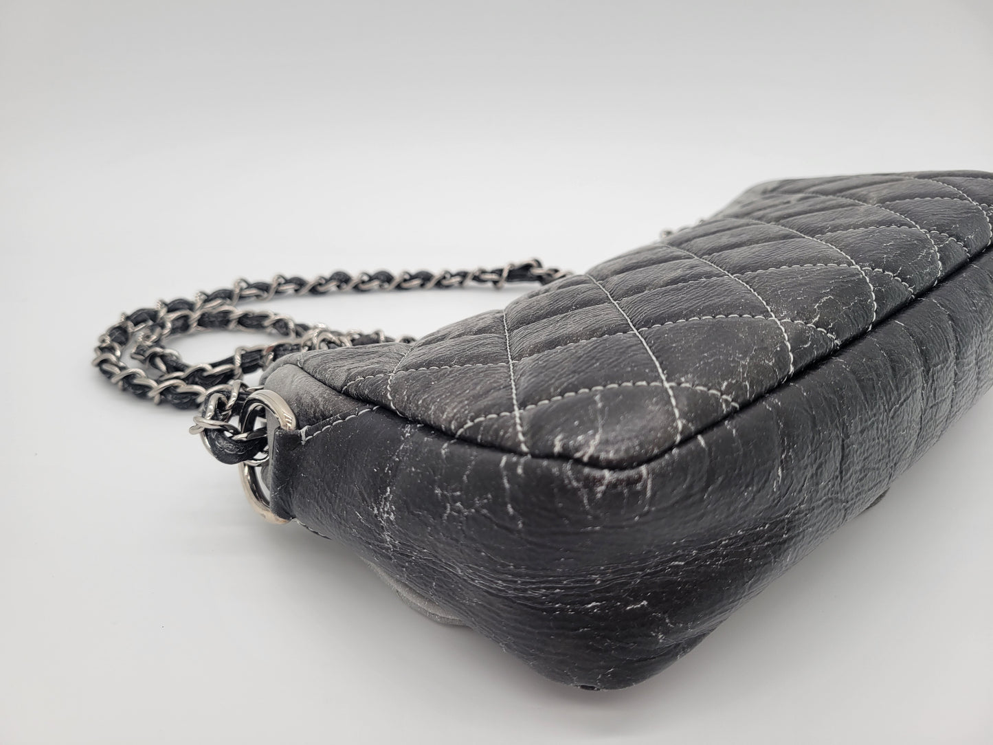 Vintage Chanel Melrose Degradé Flap Bag