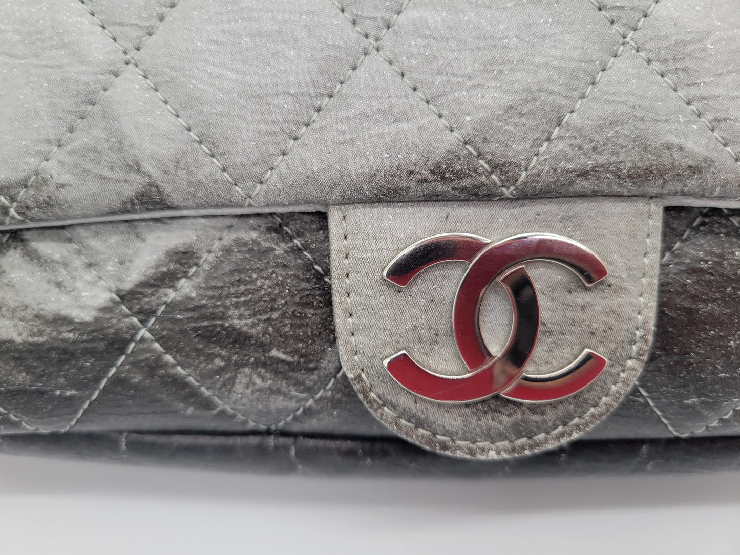 Vintage Chanel Melrose Degradé Flap Bag