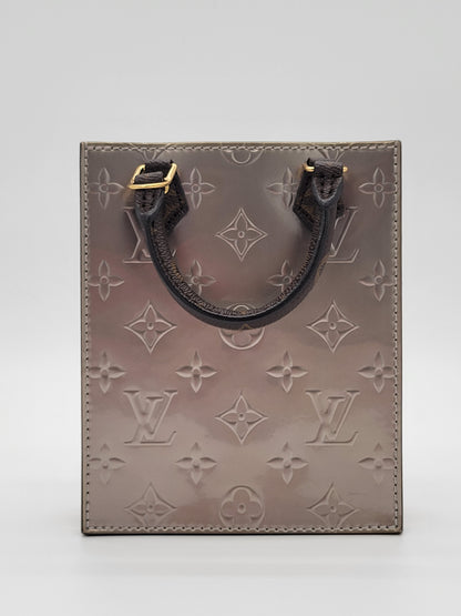 Louis Vuitton Petit Sac Plat — Monogram Vernis | Metallic | GHW