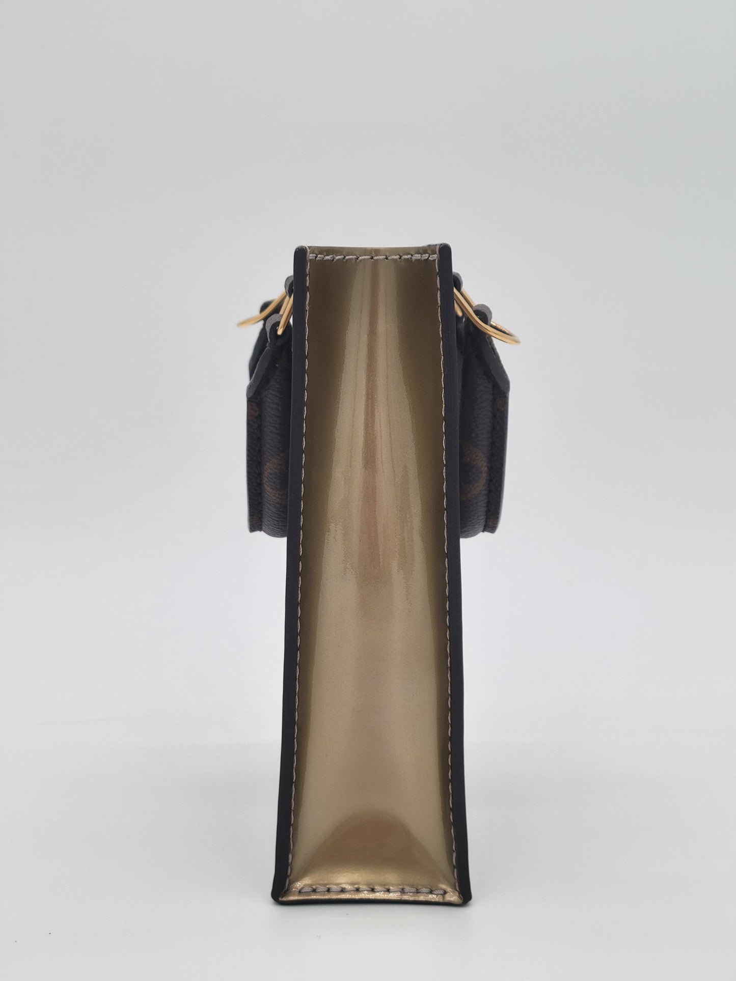 Louis Vuitton Petit Sac Plat — Monogram Vernis | Metallic | GHW