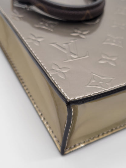 Louis Vuitton Petit Sac Plat — Monogram Vernis | Metallic | GHW