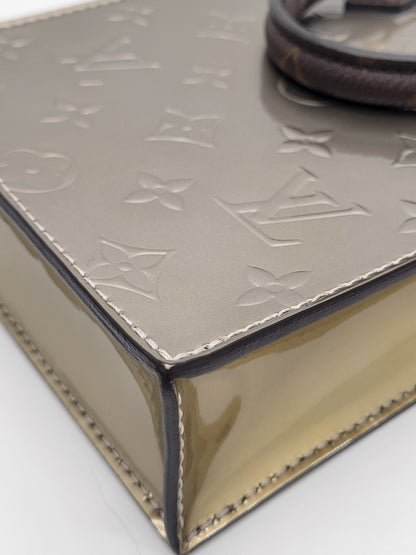 Louis Vuitton Petit Sac Plat — Monogram Vernis | Metallic | GHW
