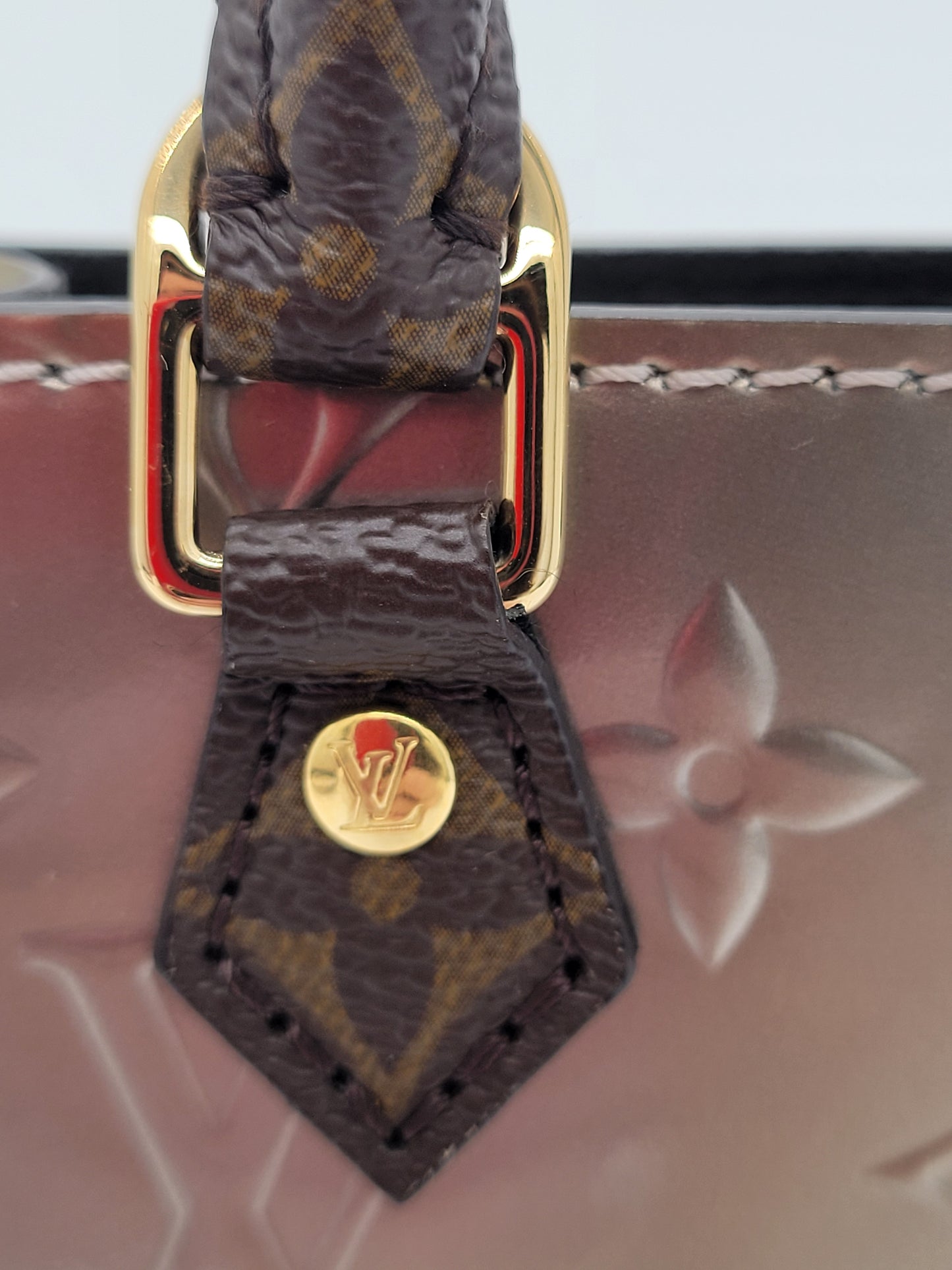Louis Vuitton Petit Sac Plat — Monogram Vernis | Metallic | GHW