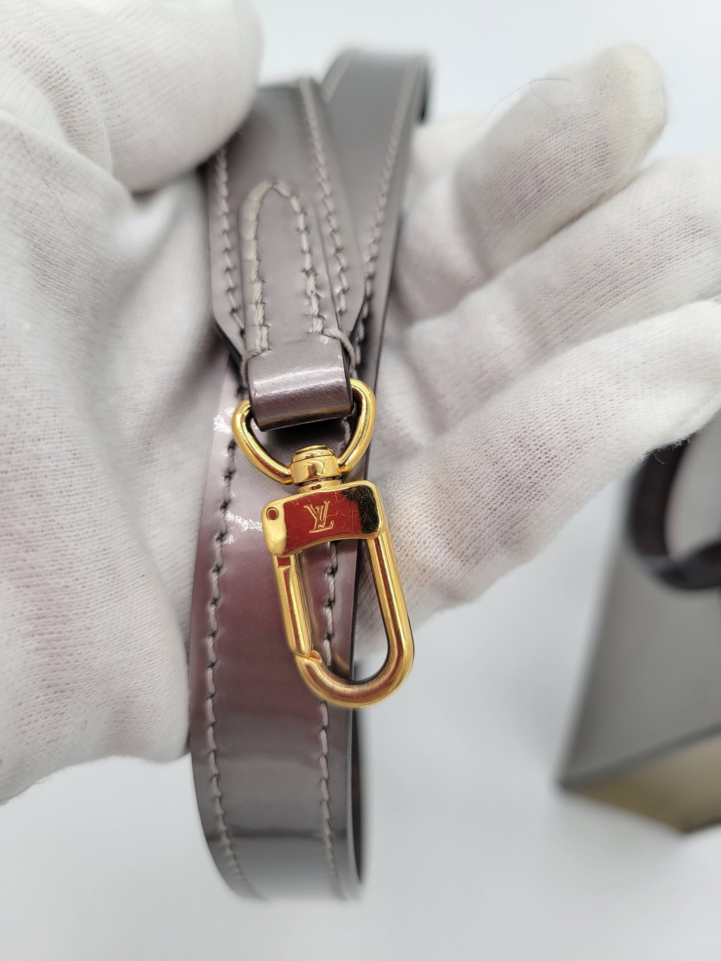 Louis Vuitton Petit Sac Plat — Monogram Vernis | Metallic | GHW