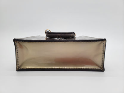 Louis Vuitton Petit Sac Plat — Monogram Vernis | Metallic | GHW