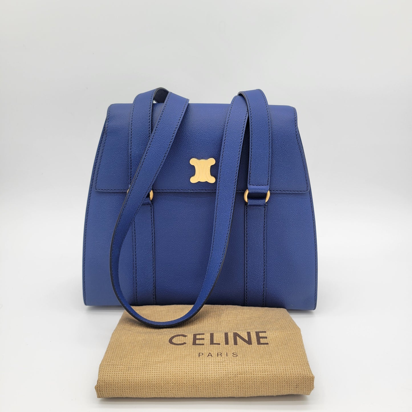 Celine Vintage Triomphe Shoulder Bag