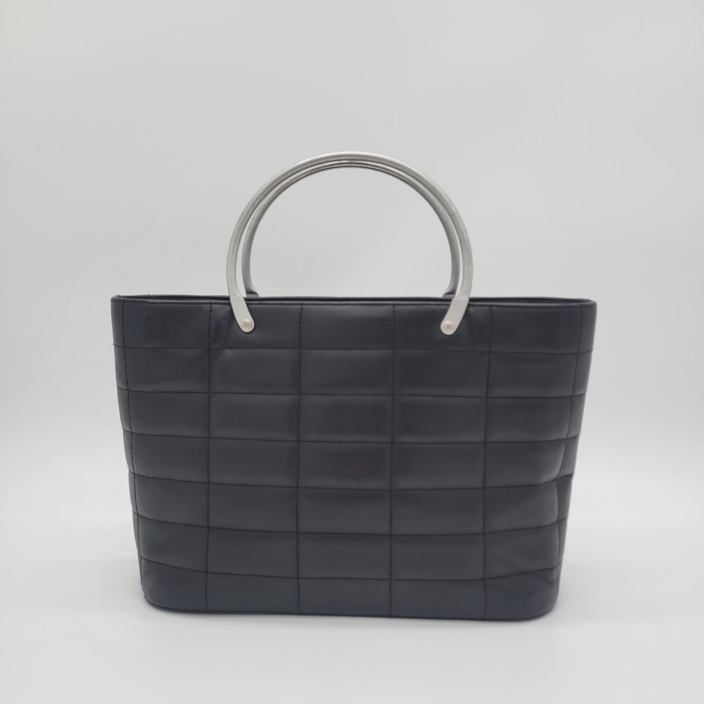 Vintage Chanel Series 5 Chocolate Bar Tote