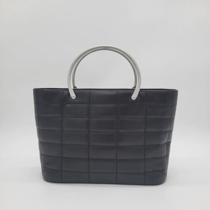 Vintage Chanel Series 5 Chocolate Bar Tote