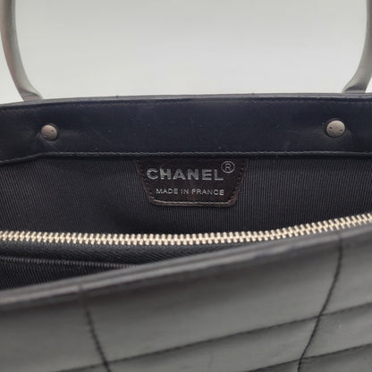 Vintage Chanel Series 5 Chocolate Bar Tote