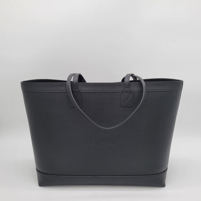 Burberry Medium Grainy Leather Tote Black-NWT