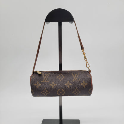VINTAGE Louis Vuitton Monogram Mini Papillon Pouch (c. 1980–2000)