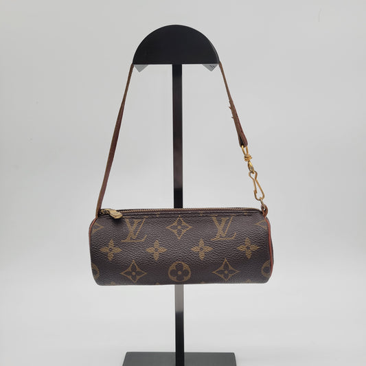 VINTAGE Louis Vuitton Monogram Mini Papillon Pouch (c. 1980–2000)