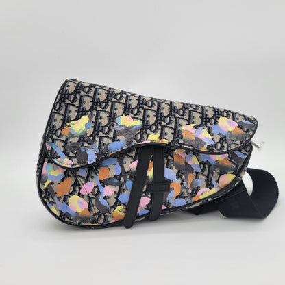 Christian Dior x Alex Foxton limited-edition Oblique Saddle Bag