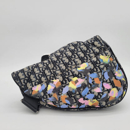 Christian Dior x Alex Foxton limited-edition Oblique Saddle Bag