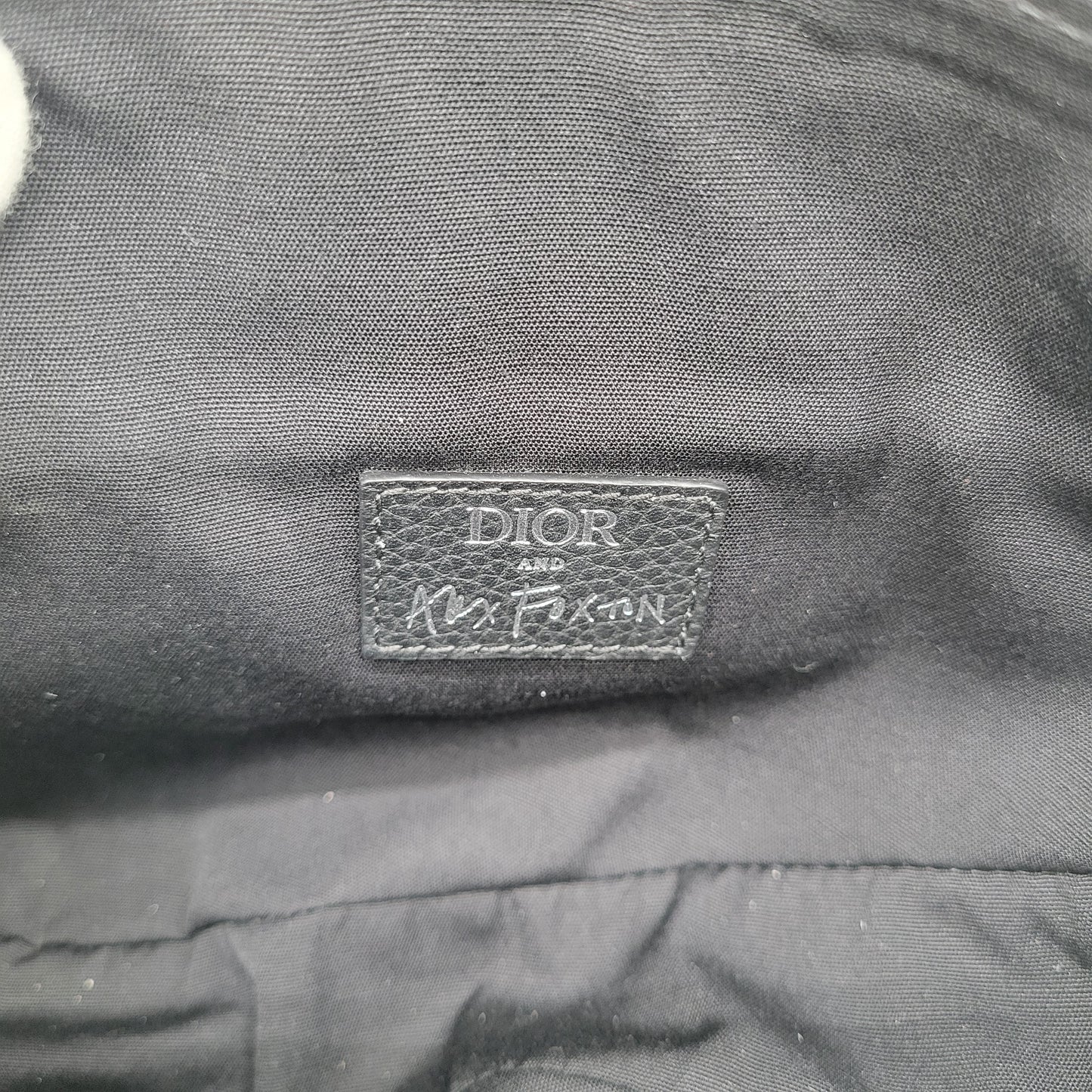 Christian Dior x Alex Foxton limited-edition Oblique Saddle Bag