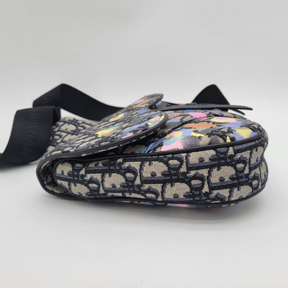 Christian Dior x Alex Foxton limited-edition Oblique Saddle Bag