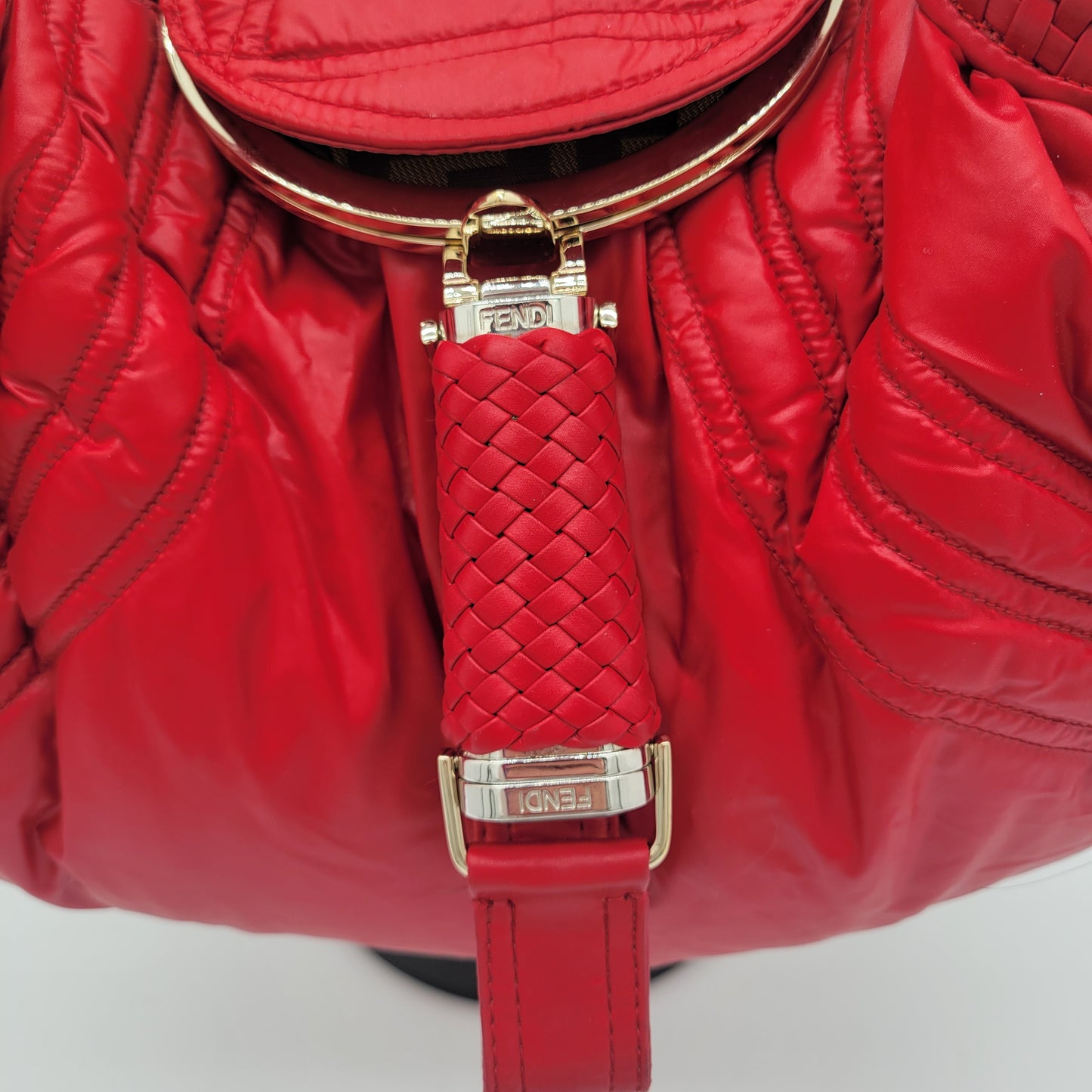 Vintage Fendi x Moncler Limited Edition Quilted Spy Bag