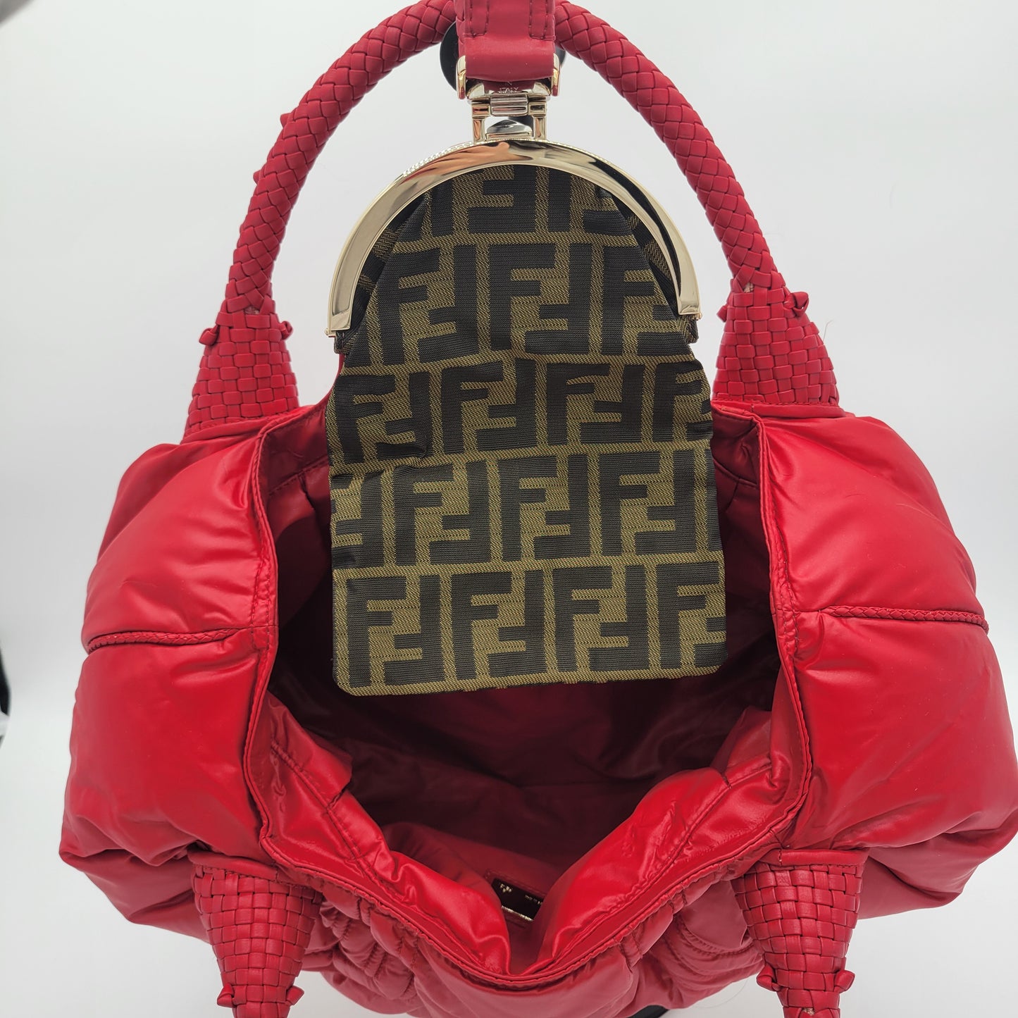 Vintage Fendi x Moncler Limited Edition Quilted Spy Bag
