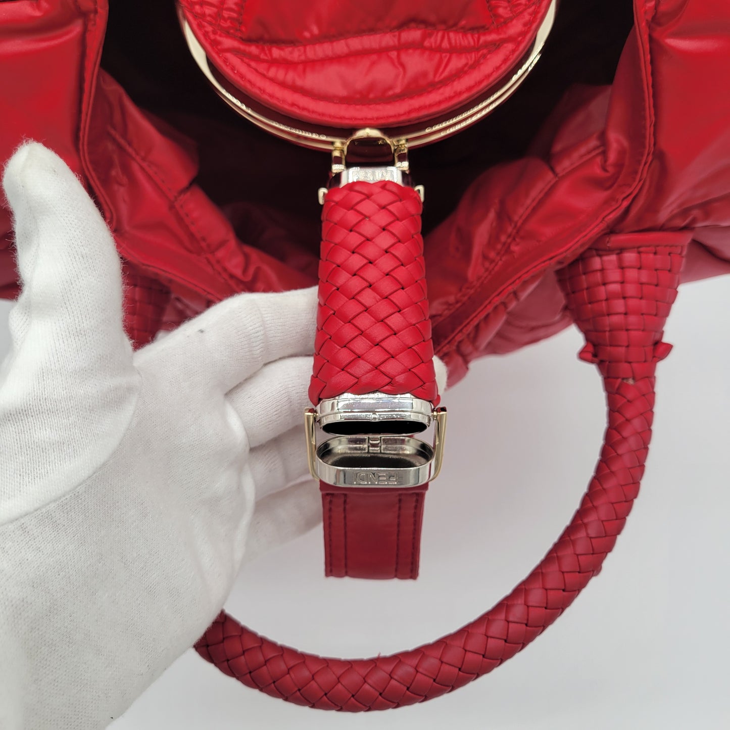 Vintage Fendi x Moncler Limited Edition Quilted Spy Bag
