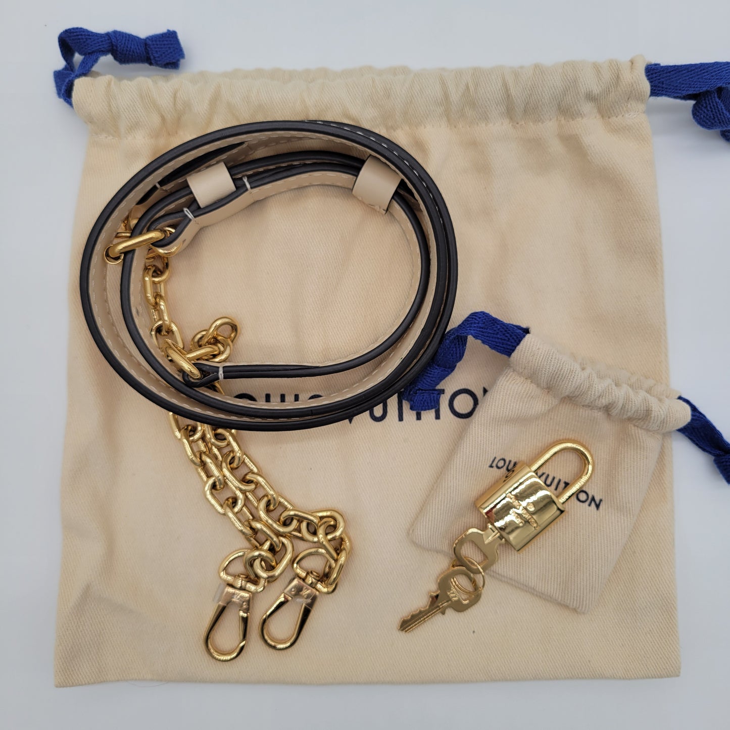 Louis Vuitton Speedy Bandoulière 20 Cream Empreinte