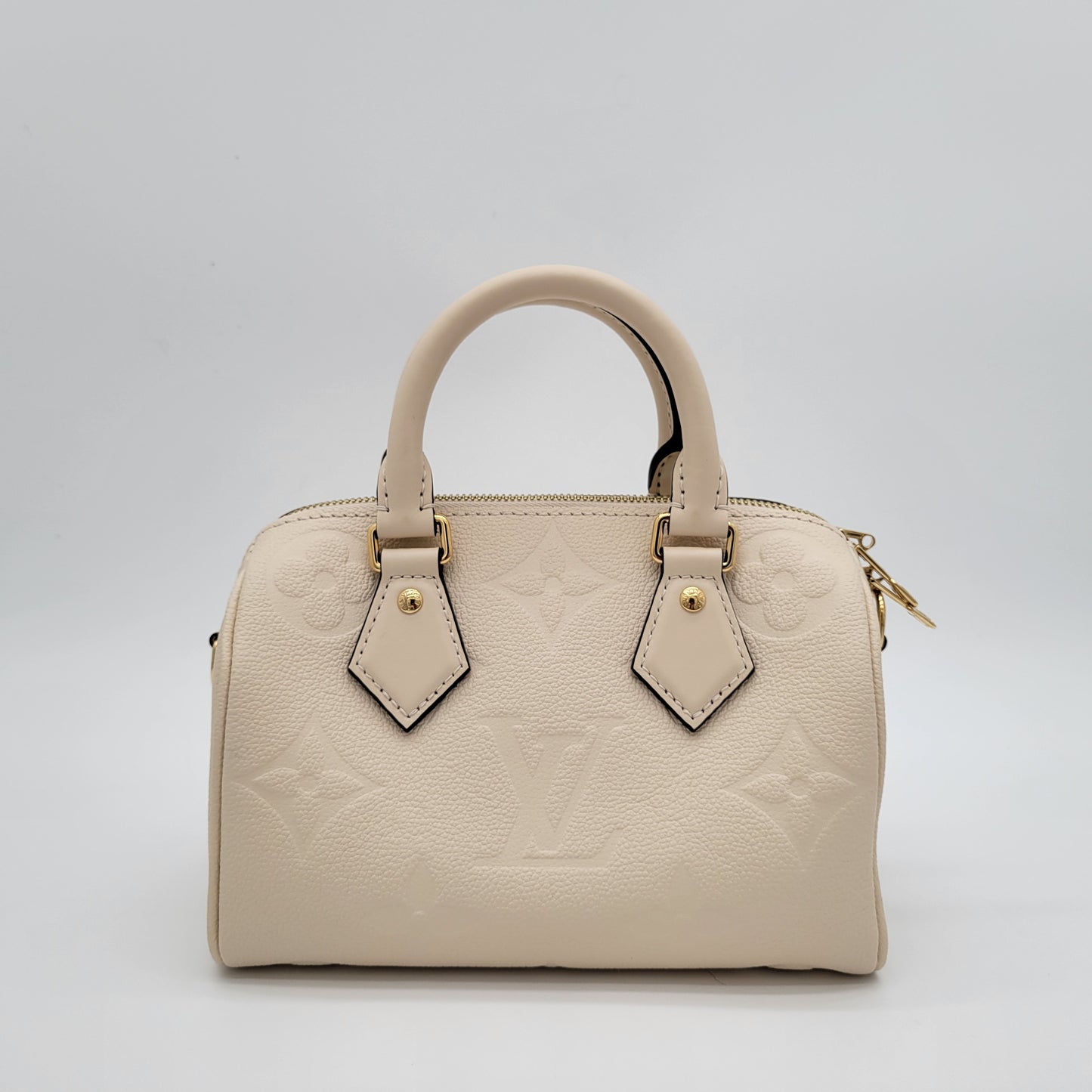 Louis Vuitton Speedy Bandoulière 20 Cream Empreinte
