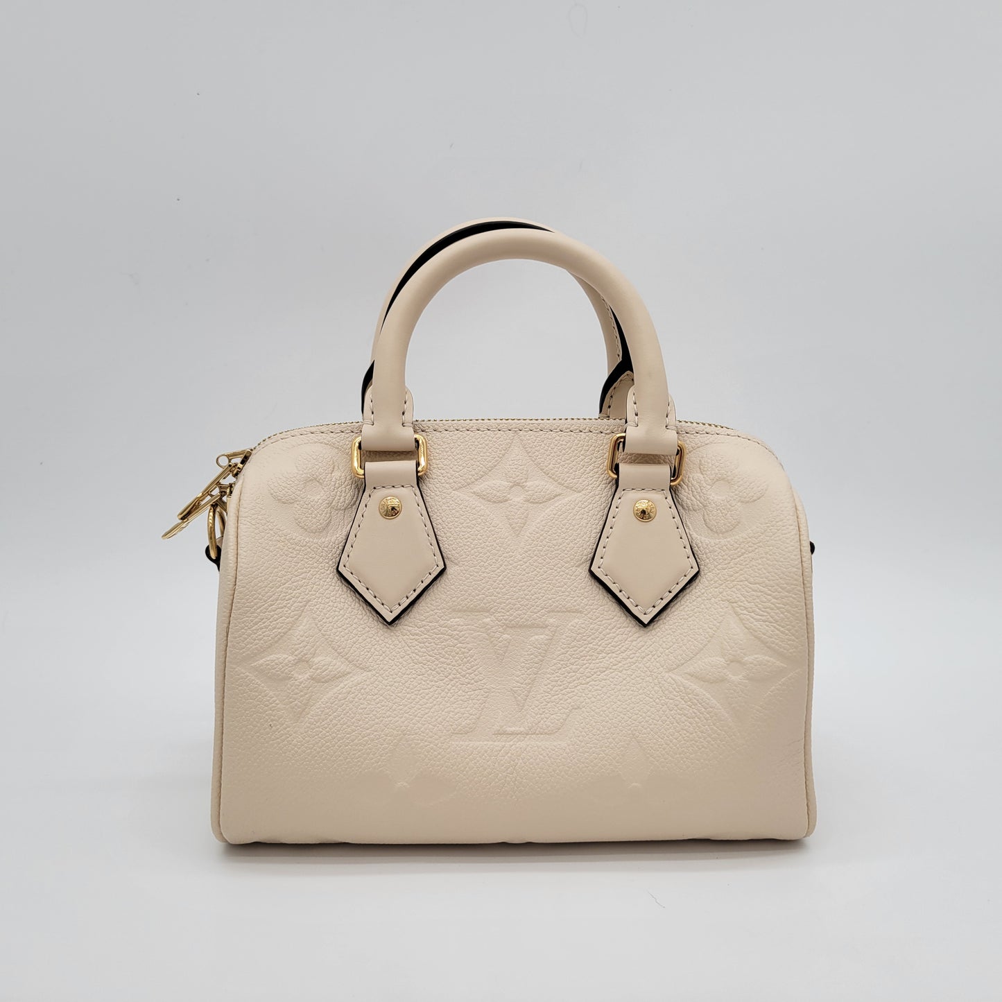 Louis Vuitton Speedy Bandoulière 20 Cream Empreinte