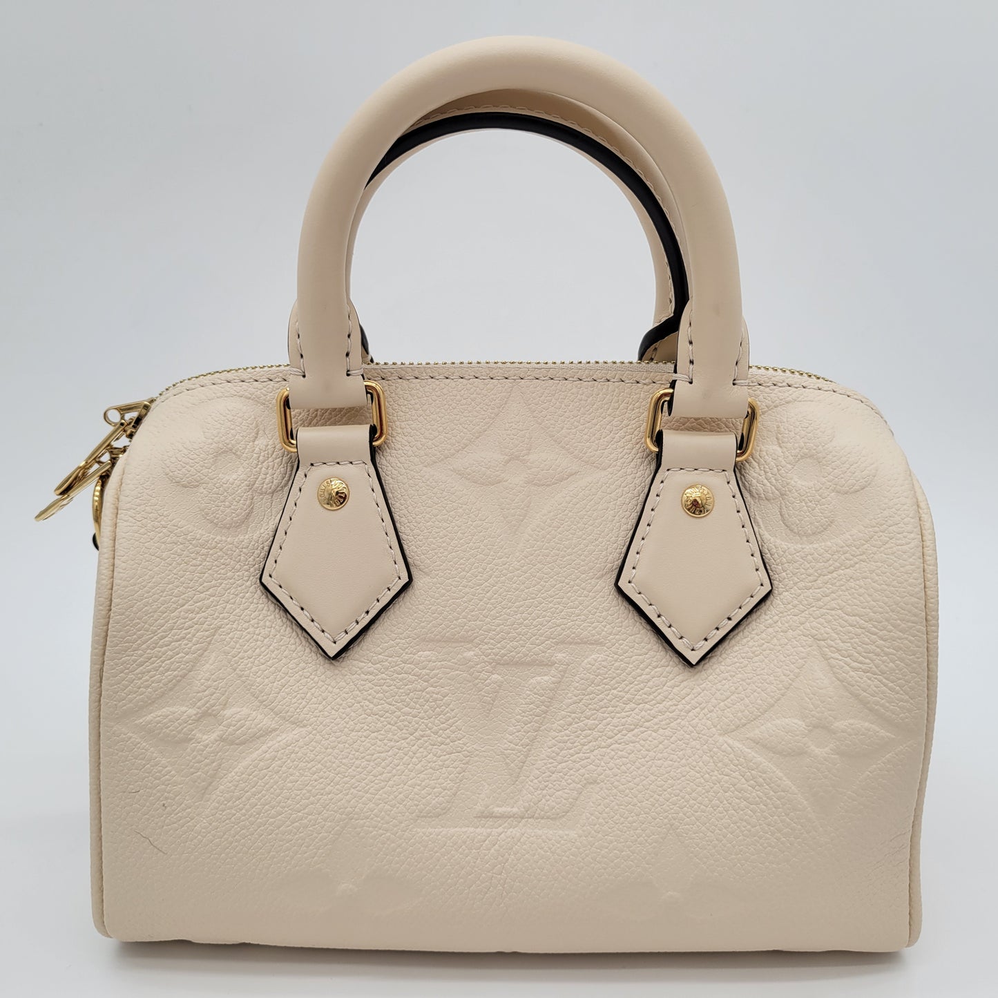 Louis Vuitton Speedy Bandoulière 20 Cream Empreinte