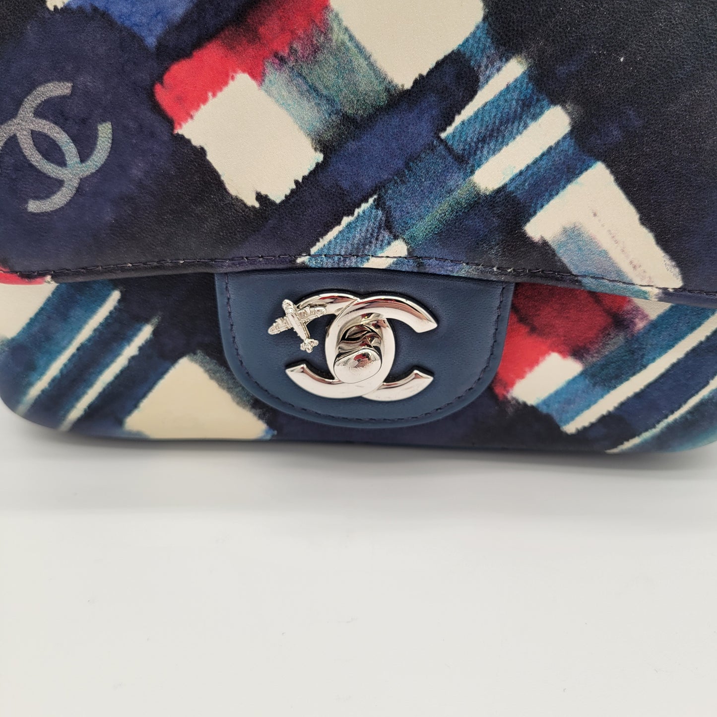 Chanel "Airlines" Limited Edition Mini Square Flap